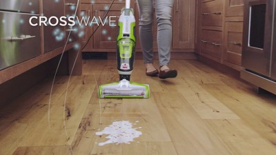 Bissell CrossWave Multi-Surface White and Green Wet Dry Vacuum
