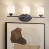 C Cattleya Contemporary Vanity Light with White Opal Glass for Bathroom(2 Colors/4 Sizes） - 4 of 4