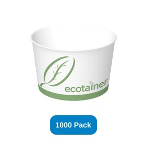 Ecotainer 8 oz Ecotainer Food Container Made in USA - Case of 1000 - 1 of 3