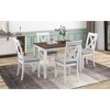 Nicbex Dining Table Set for 4 Wood Kitchen Table Set with Upholstered  Chairs for Living Room, Kitchen, Dining Room Restaurant - 2 of 4