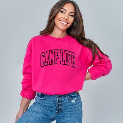Simply Sage Market Camp Life Varsity Sweatshirt