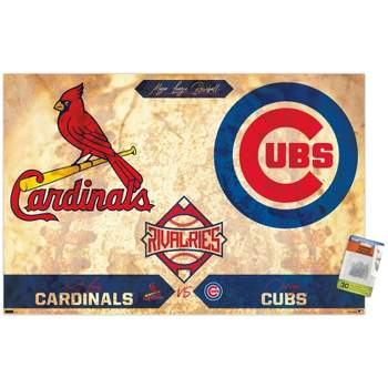 MLB House Divided Mat - White Sox / Chicago Cubs