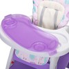 RUVALINO Infant Seats Adjustable Highchair for Baby Toddler Dinning Table with Feeding Tray, Suitable for Dining Room, Purple, 25"*16.75"*41.5" - 4 of 4