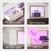 Bestier 80 Inch LED TV stand Gaming Entertainment Center with Open Storage - 3 of 4