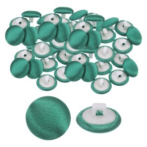 Unique Bargains Bridal Wedding Dress Suit DIY Satin Shiny Sewing Buttons 50 Pcs - 1 of 4