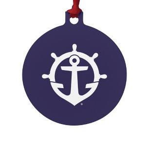 University of Portland Pilots Logo Aluminum Holiday Christmas Tree Ornament - 1 of 4