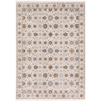 Oriental Weavers Maharaja 071W1 Ivory/ Gold Indoor Area Rug - 6'7" x 9'6"