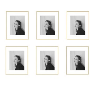 Golden State Art 12x16 Aluminum Picture Frame 0.75 Inch Thickness for 8.5x11 Photo - Pack of 6 - 1 of 4