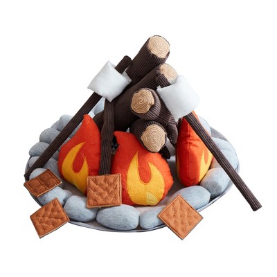 plush campfire set