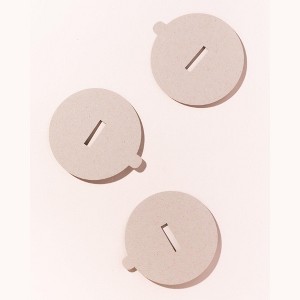 makesy eco matte natural candle dust covers - wood wick - 1 of 1