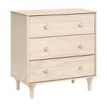Babyletto Lolly 3-Drawer Changer Dresser with Removable Changing Tray - Washed Natural