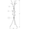 Kumasinova 74" Modern Hall Tree with 11 Hooks,Coat Rack Freestanding Metal Contemporary Design,Clothing Racks for Hanging Clothes for Entryway,Bedroom - 3 of 4