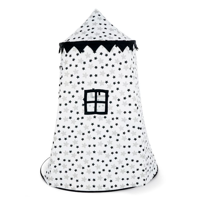Wonder&Wise 1011205415 Indoor Childrens Kids Toddler Foldable Canvas Pop Up Play Tent House Toy for Ages 3 and Up, Up in the Stars, 3 of 6
