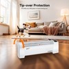 BEYOND HEAT Electric Baseboard Heater, 1500W Convection Heater with Adjustable thermostat and Overheat Protection, Quiet Operation for indoor use - 3 of 4