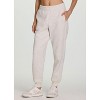 RBX Active Women's Clean Waist Fleece Jogger Full Length Cotton Blend Sweatpants with Pockets - 3 of 4
