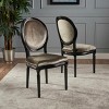 Set of 2 Camille New Velvet Dining Chair - Christopher Knight Home - image 2 of 4