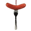 Cody Foster 5.5 Inch Let's Celebrat Hot Dogs Wiener Fork Baseball Summertime Tree Ornaments - 2 of 3