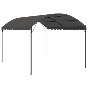 vidaXL Gazebo Patio Sunshade Awning Pavilion Canopy Shelter Outdoor Garden - Anthracite - 1 of 4