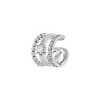 Silpada 'Triplet' Sterling Silver White Cubic Zirconia Ear Cuff - 2 of 4