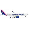 Airbus A321neo Commercial Aircraft "Icelandair" (TF-IAA) White with Blue and Pink 1/400 Diecast Model Airplane by GeminiJets - 3 of 4