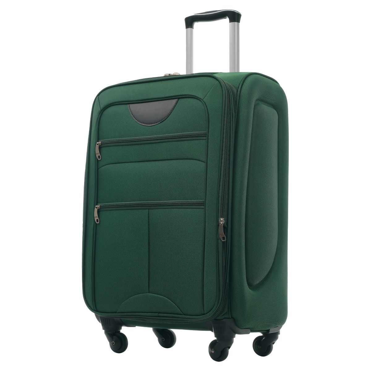 Polibi Softside Luggage Expandable Set of 3, 22"/26"/30" Lightweight Upright Spinner Suitcase - thumbnail 3