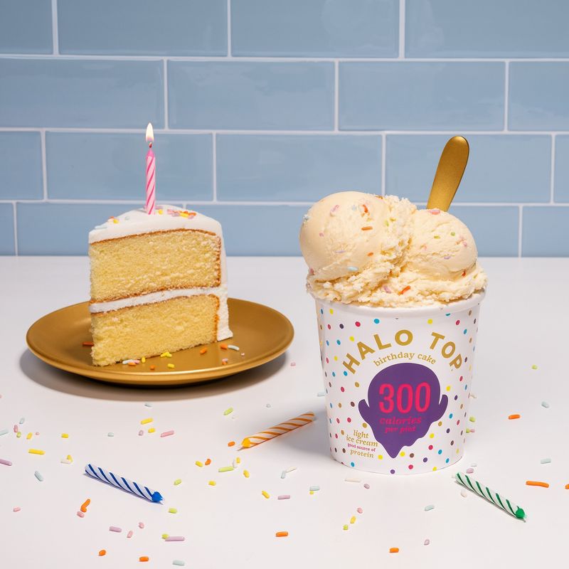 Halo Top Birthday Cake Ice Cream - 16oz, 3 of 7