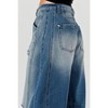 Women's Barrel Leg Baggy Jeans – High Rise Vintage Wash Slouchy Fit Denim by Cherie Code - 4 of 4