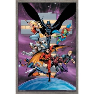 Trends International DC Comics - Teen Titans - Group Framed Wall Poster Prints - 1 of 4