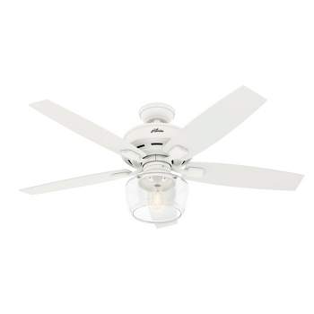 52" Bennett Ceiling Fan with Remote Fresh White (Includes LED Light Bulb) - Hunter Fan