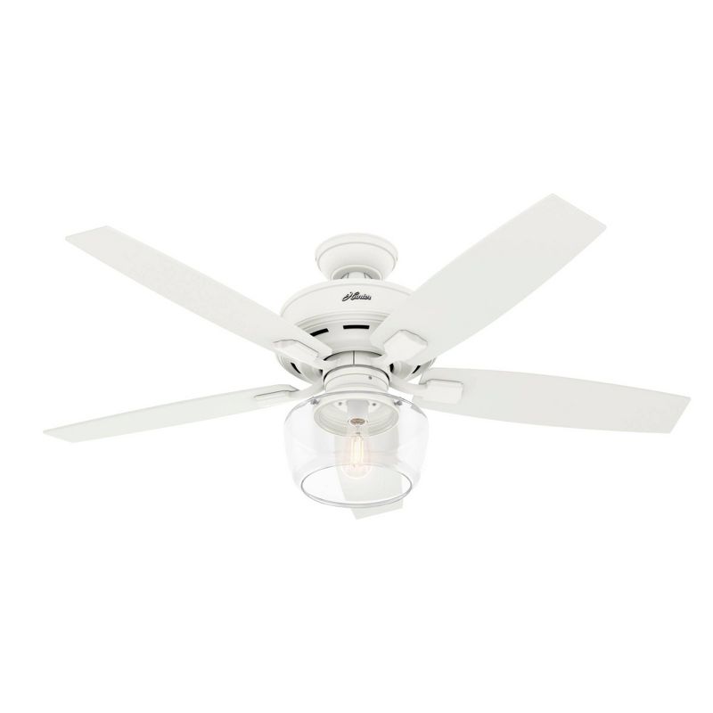 52&#34; Bennett Ceiling Fan with Remote Fresh White (Includes LED Light Bulb) - Hunter Fan, 1 of 13