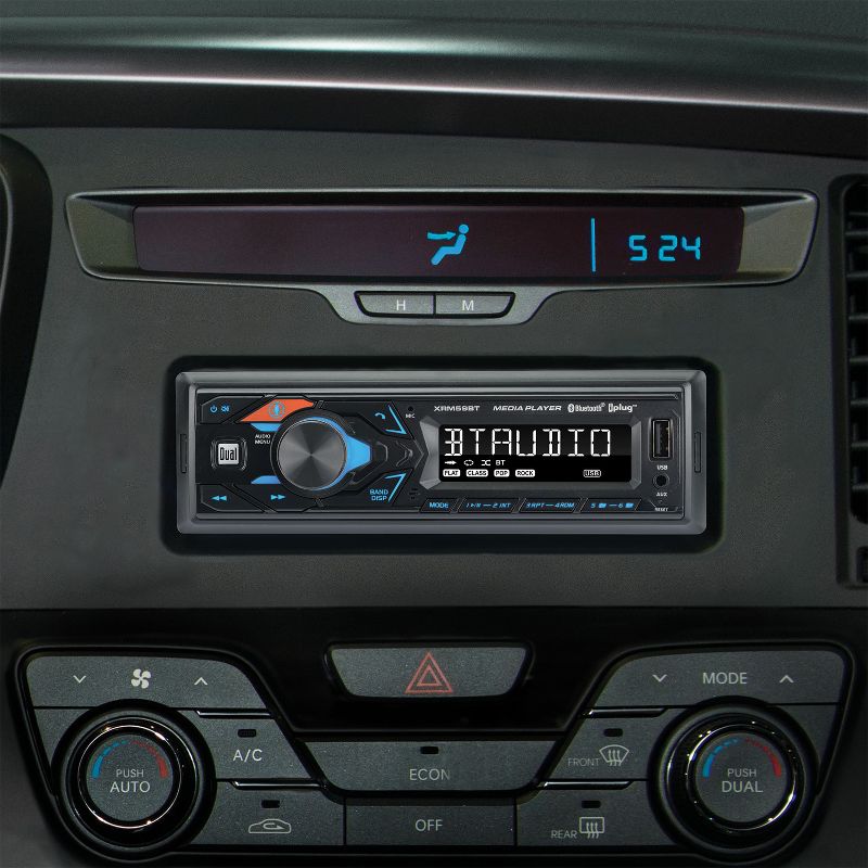 Dual® Single-DIN In-Dash All-Digital Media Receiver with Bluetooth®, 5 of 8