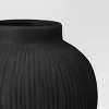 Round Ceramic Vase Black - Threshold™ - image 3 of 3