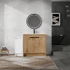 ChicFurnit Bathroom Vanity 48 Inch Freestanding Vanity with Ceramic Sink and Soft Closing Door for Bathroom, Brown, 47.7"*18.31"*34.25" - 2 of 4