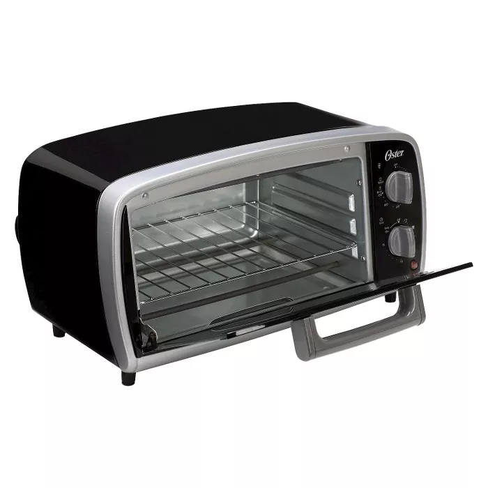 Oster 4-Slice Toaster Oven, Black, TSSTTVVG01