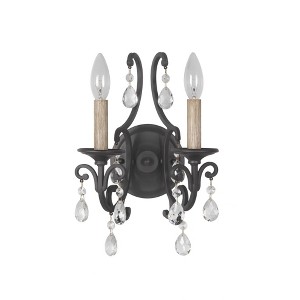 Craftmade Lighting Bentley 2 - Light Wall Light in  Matte Black - 1 of 2