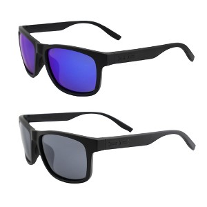 2 Pairs of Epoch Eyewear Delta Glasses with Blue Mirror, Smoke Lenses - 1 of 4