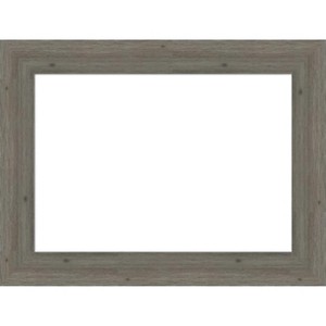 Amanti Art Fencepost Brown Narrow Framed Dry Erase Magnetic Board - 1 of 4