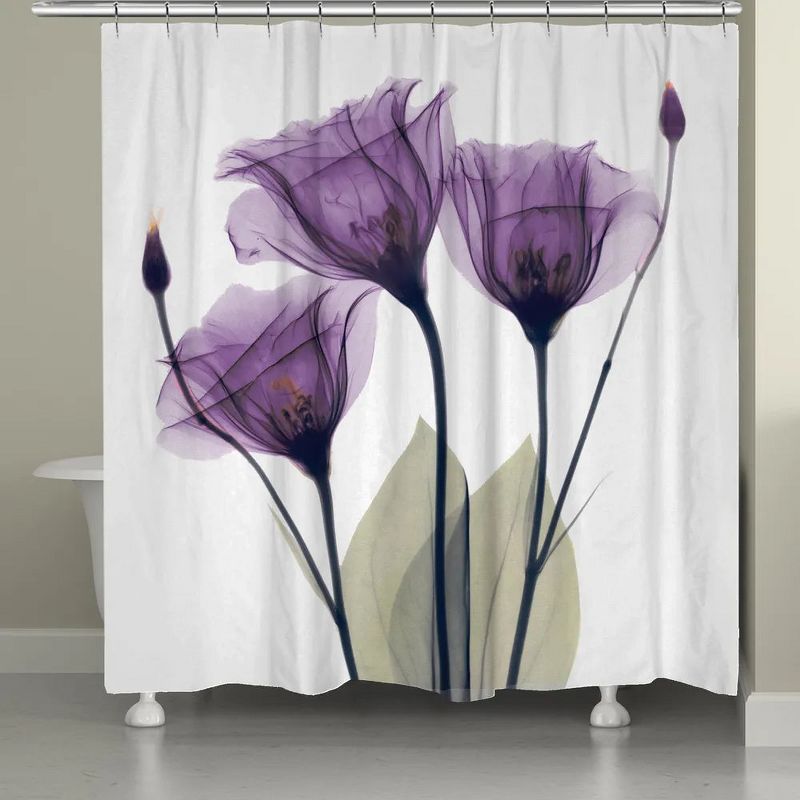 Laural Home Gentian Hope Shower Curtain, 1 of 2