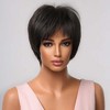 Jessie's Wig 4 Inch Short Pixie Cut Wig Synthetic Wig Black Color 1 Pc/Pack - 2 of 4