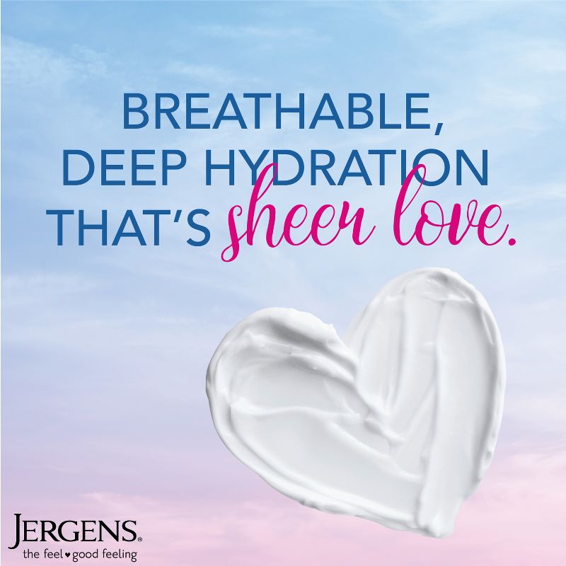 Jergens Cloud Cr&#232;me Body Moisturizer, Breathable Hydration Body Lotion, Non-Greasy, Fast-Absorbing Fresh - 13 fl oz, 6 of 14