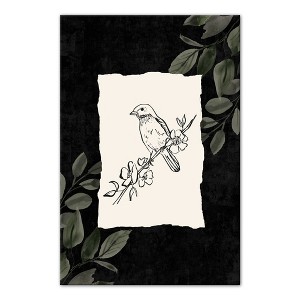 Creative Products Bird On Leaf 24 x 36 Canvas Wall Art - 1 of 4