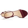 Allegra K Women's Open Toe Platform High Block Heel Ankle Strap Sandals - 4 of 4