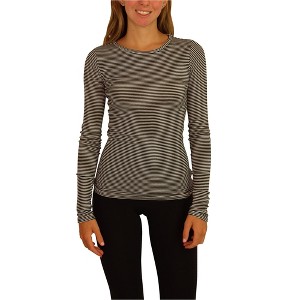 Aeropostale Womens Striped LS Graphic T-Shirt - 1 of 4