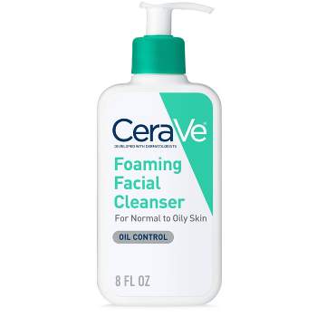 CeraVe Foaming Face Wash with Hyaluronic Acid and Niacinamide for Oily Skin - 8 fl oz