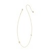 Kendra Scott 14K Gold Over Brass Mini "E" Initial Pendant Necklace - Gold - 2 of 3