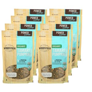 Woodstock Organic Tamari Pumpkin Seeds - Case of 8/9 oz - 1 of 4