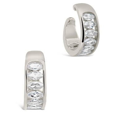 SHINE by Sterling Forever Mira CZ Ear Cuff Set Earrings