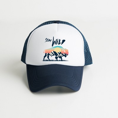 Simply Sage Market Stay Wild Buffalo Adult Foam Trucker Hat