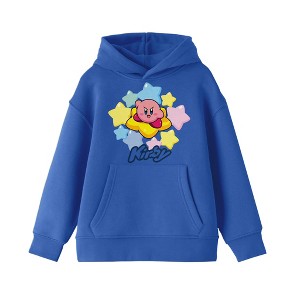 Kirby Warp Star Ride Youth Royal Blue Sweatshirt - 1 of 2