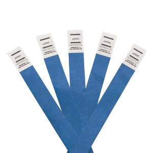 Advantus® Tyvek® Wristbands Blue, Pack of 500 - 1 of 3